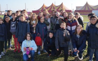 Les 6C à Nantes pour assister au spectacle du cirque Medrano