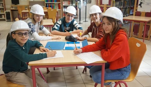 Visites des travaux du collège par les délégués élèves : compte-rendu n°1