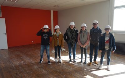 Visites des travaux du collège par les délégués élèves : compte-rendu n°2