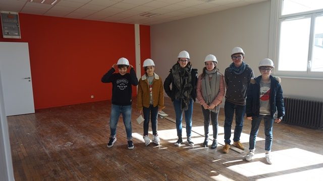 Visites des travaux du collège par les délégués élèves : compte-rendu n°2