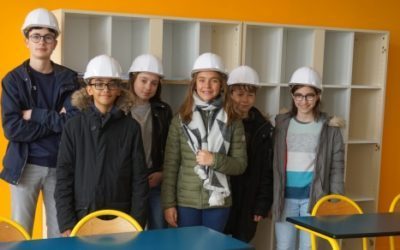 Visites des travaux du collège par les délégués élèves : compte-rendu n°5