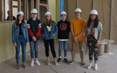 Visite des travaux du collège par les délégués élèves : compte-rendu n°7