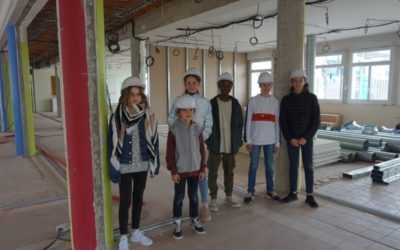 Visites des travaux du collège par les délégués élèves : compte-rendu n°6