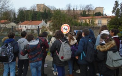 Sortie interdisciplinaire des 6eB sur les vestiges historiques du centre-ville