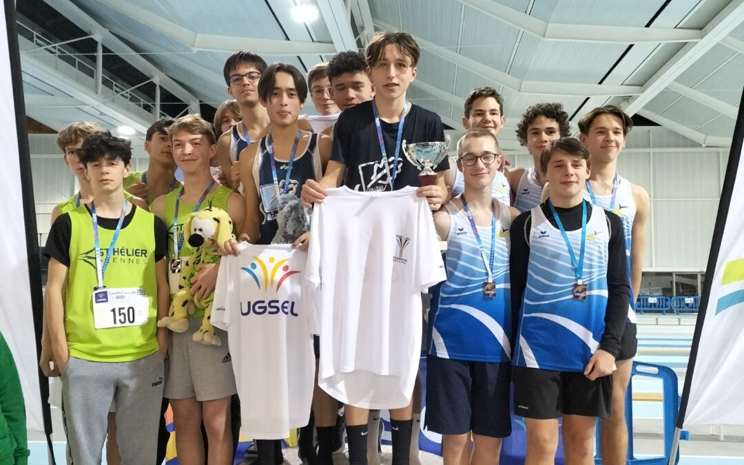 Champion de France UGSEL d’athlétisme en salle ! Ils l’ont fait !!!