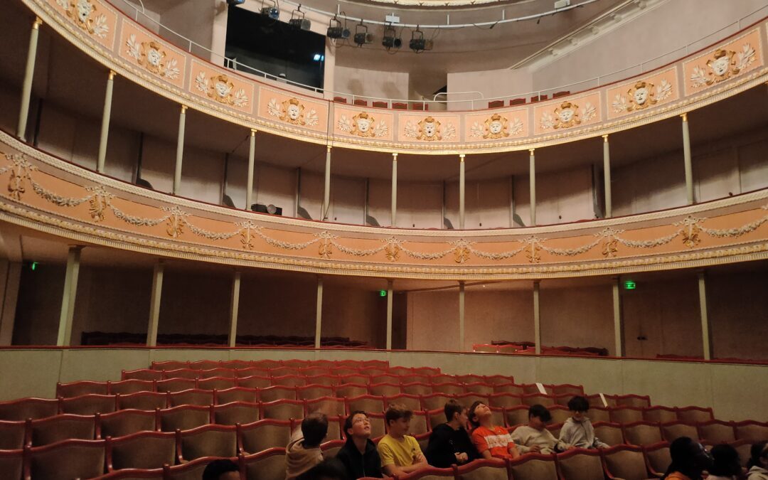 La classe Patrimoine au théâtre